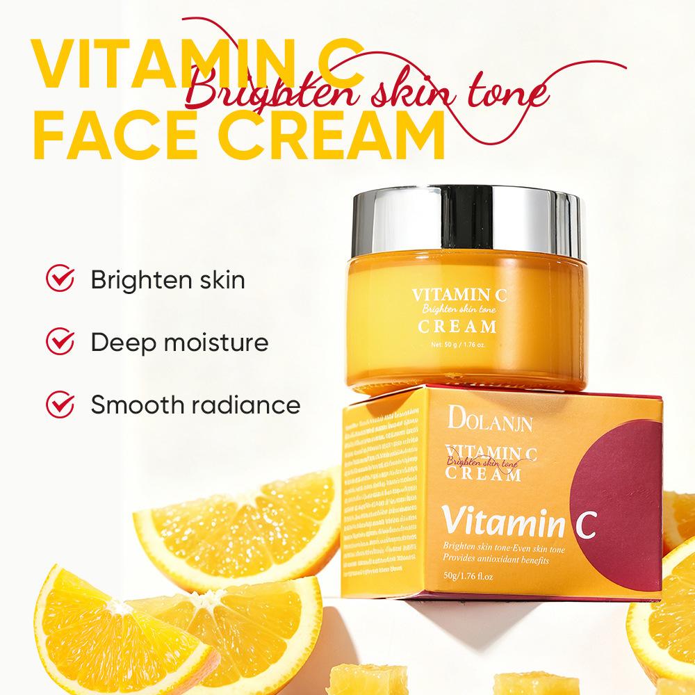 Vitamin C Gesichtscreme mit Niacinamid TXA Aufhellender Feuchtigkeitsspender Hautpflege