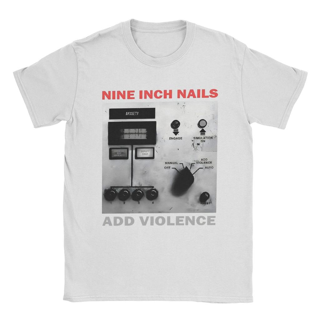Nine Inch Nails NIN bărbătești T tricouri Crazy Tees mânecă scurtă guler rotund tricou bumbac pur haine de vară