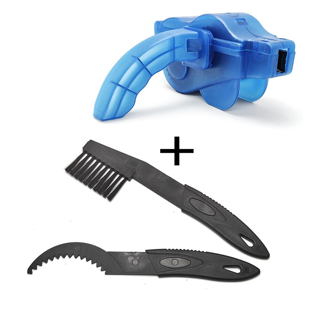 Motorcycle & Mountain Bike Chain Cleaning Set with Big Brush