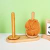 Detachable Base Yarn Storage Rack Vertical Rotating Wooden Yarn Holder  Knitting Organizer