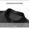 Men's Summer Ice Silk Chinese Two-Piece Set: Loose Short-Sleeve Shirt Suit for Middle-Aged and Elderly
