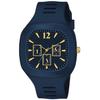 Conjunto de reloj unisex con esfera cuadrada (2 piezas), Juego de 2 relojes unisex analógicos de silicona con DIAL cuadrado, AXXTITUDE
