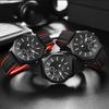 Creative Octagon Luminous Silicone Watch Men'S High-End Waterproof Watch Business Wind Quartz Watch