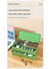 Battery Organizer and Data Cable Transparent Storage Box - Large Capacity, Multi-Layer, Dustproof, Size 5-7 for Electrical Appliances