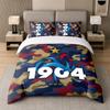 3Pcs Bedding SetFrance Football Soft Bed Sheet and Two Pillowcases Home Bedroom Decor
