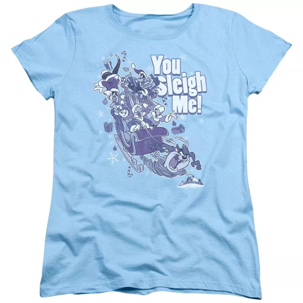 Looney Tunes  You Sleigh Me  Women s T-Shirt 2XL