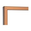 Wall Mirror 30 X 120 Cm Bronze MDF Wood (2 Units)