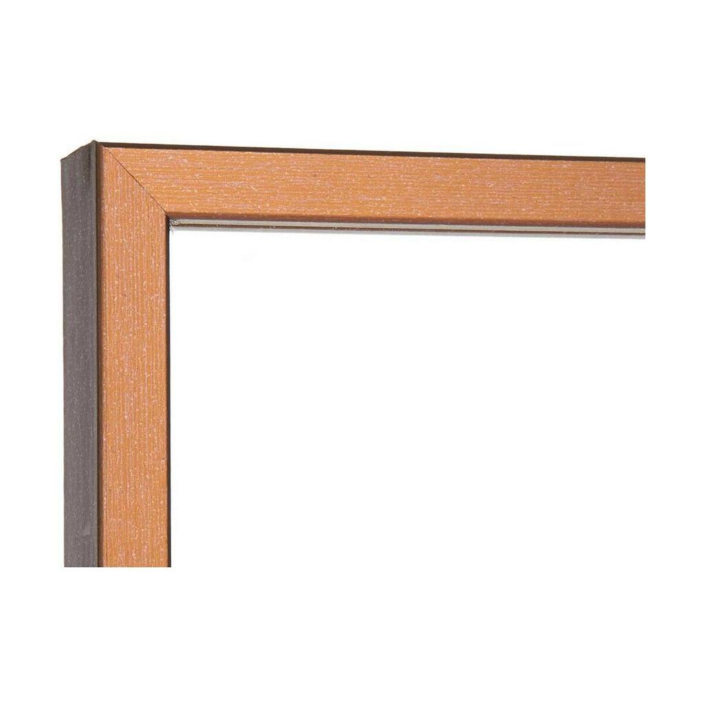 Wall Mirror 30 X 120 Cm Bronze MDF Wood (2 Units)