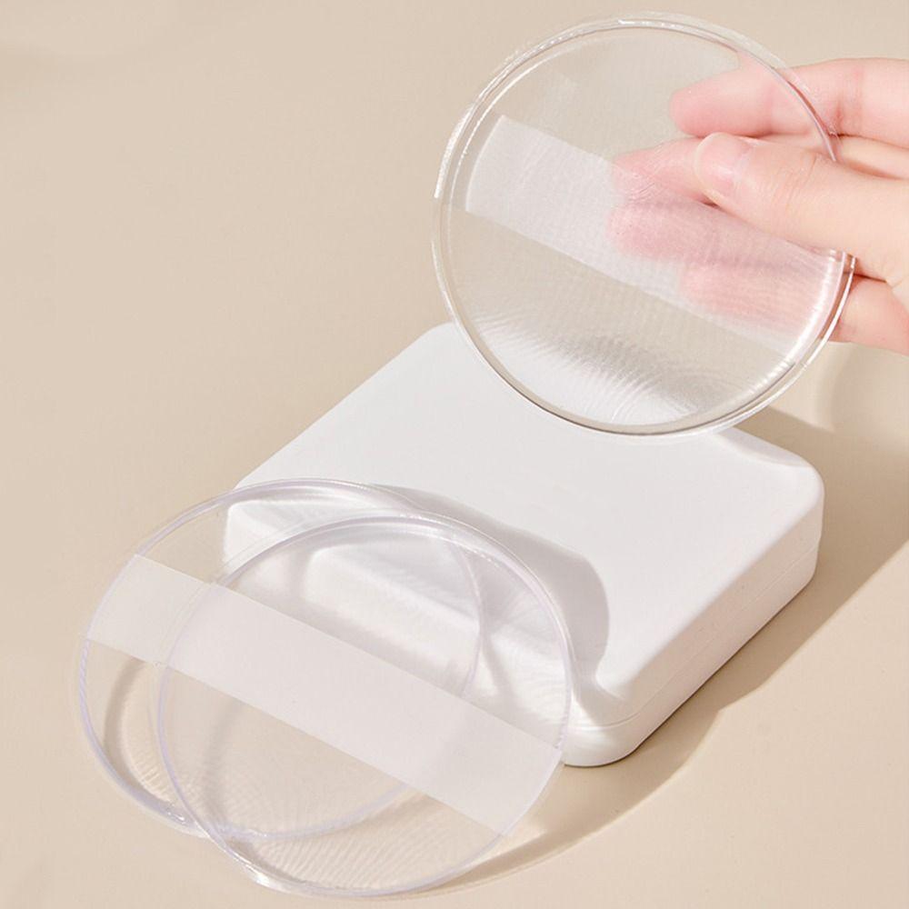 Transparent Silicone Gel Powder Puff Non-Absorbing Body Lotion Application Tool  Face Foundation