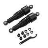 267mm Motorrad Einstellbare Stoßdämpfer Aluminium Schwarz Chrom Hinterradaufhängung Für Touring Road King Electra Glide