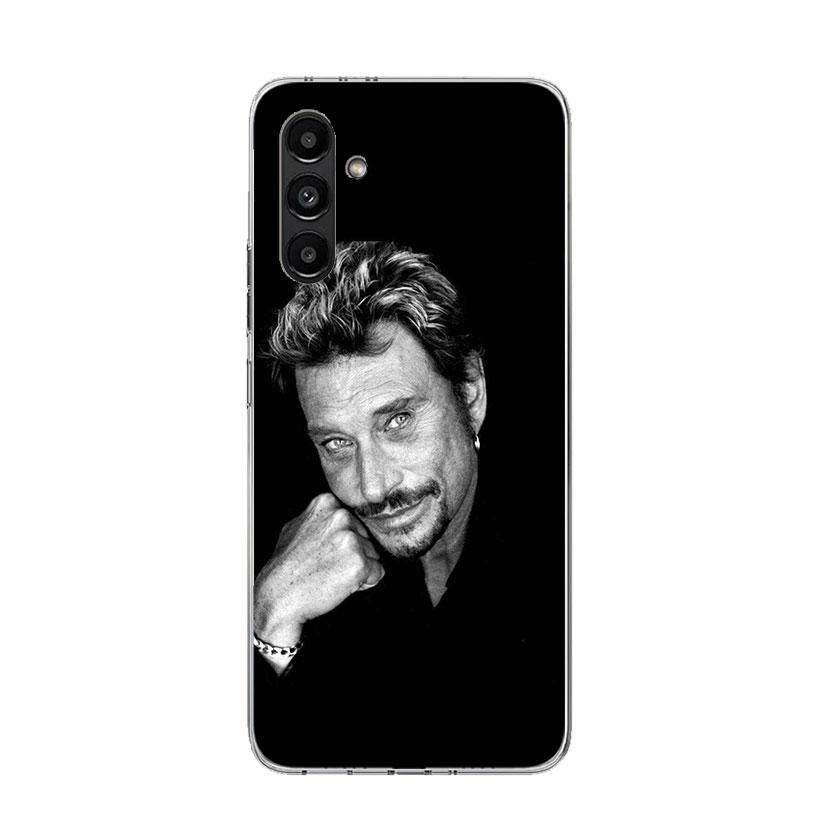 Johnny Hallyday Music Case Phone Cover for Samsung Galaxy A16 A56 A36 A26 A15 A55 A35 A25 A14 A54 A34 A24 A13 A53 A33 A23 A05S A