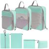 7-Piece Travel Compression Organizer Set for Clothes, Shoes, and Cosmetics