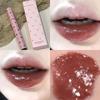 Moisturizing Mirror Water Light Solid Lip Gloss Peach Pink Shimmer Jelly Lipstick The Lips Look Tender and Plump Makeup Cosmetic