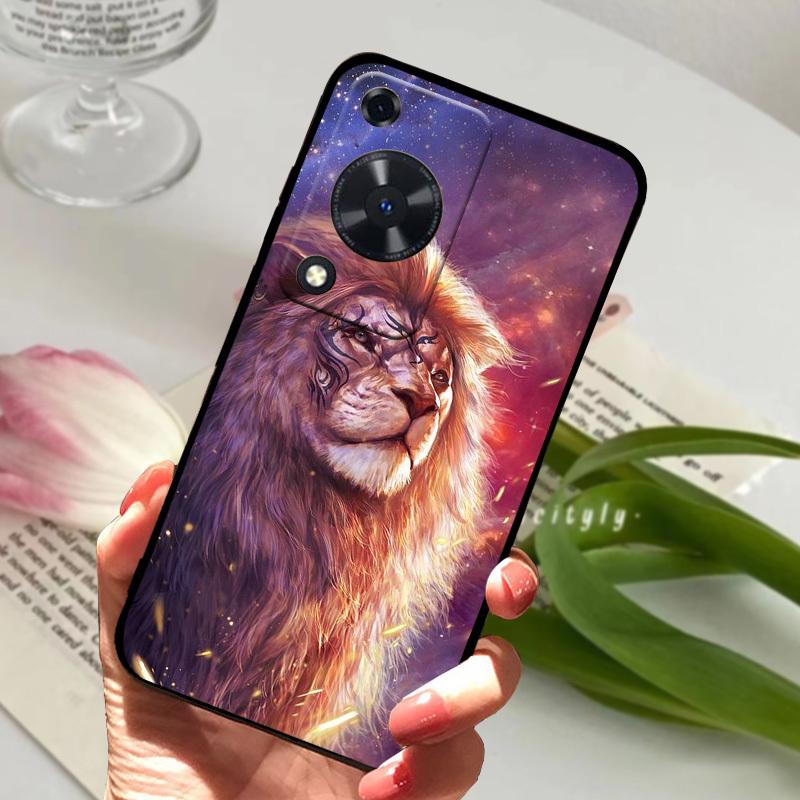 For Huawei Nova Y72S Y72 4G Case Cool Wolf Lion Silicone Back Cover For Huawei Nova Y63 Fundas NovaY72 Soft Shockproof Shell