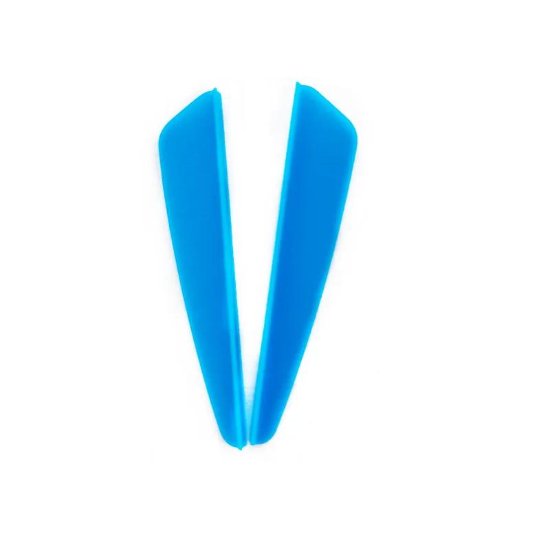 100pcs Arrow vanes 1.8/2 inch TPU vanes hunting shooting Accessories 7 color Suitable for 6.25/7.5 inch arrows