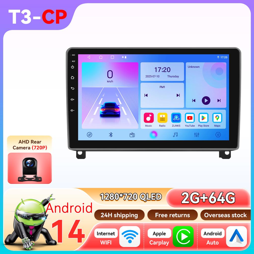 OSSURET 6115 Car Radio Android for Peugeot 407 CC SW 407CC  2004-2011 Carplay Car Multimedia Player Intelligent Autoradio GPS