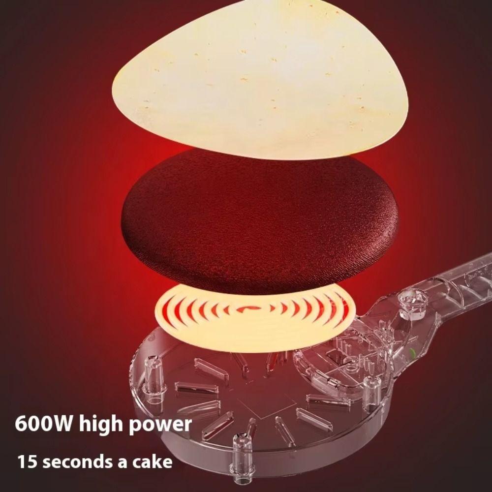Simple Operation Crepe Maker Ergonomic Grip Pancake Maker Electric Pancake Pan Party Use