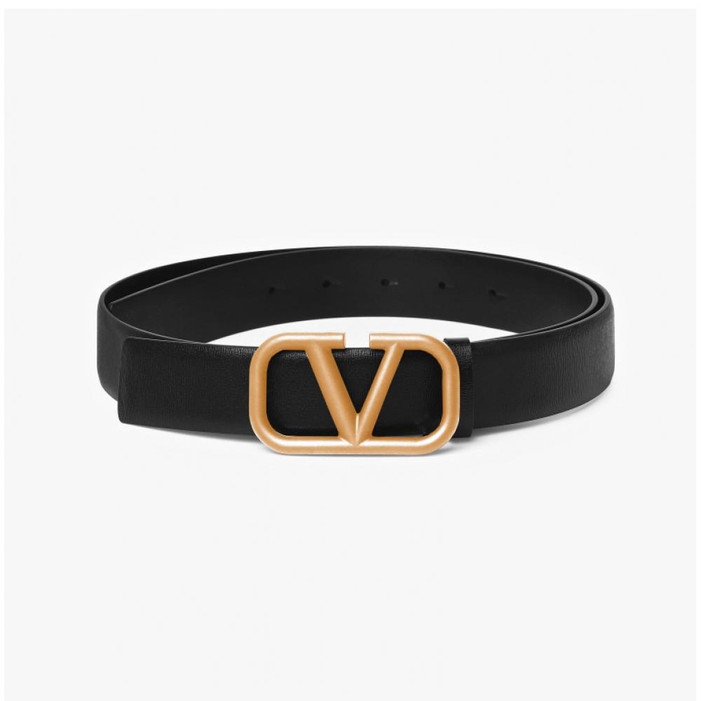 Valentino V Logo Goldgürtel 6y2t0q90 Ecu 0no
