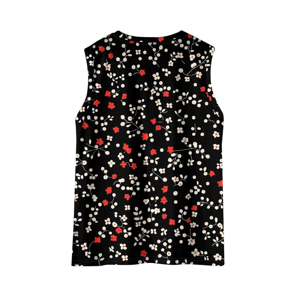 Women's Tank Tops 2025 Loose Fit High Neck Summer Top Dressy Casual Sleeveless Shirts With Pocket