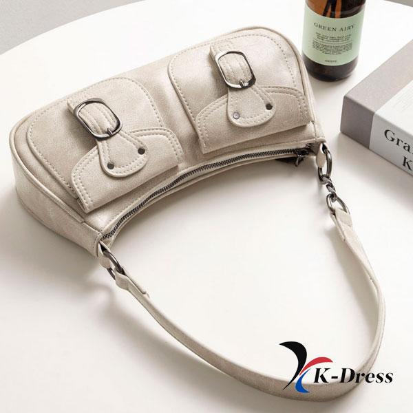 Vintage kožená kapesní crossbody taška přes rameno (3 barvy)