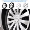 4 stk Bilhjul Center Navkapsler Emblemer Tilbehør Til Suzuki Swift Jimny Grand Vitara Samurai Baleno Alto SX4 Kaiser Ingnis SLire