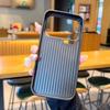 Metal Camera Lens Frame Buttons Vegan Leather Phone Case For Xiaomi 14 Ultra, Shockproof Protective Cover