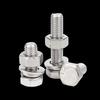 GUWANJI 304 Stainless Steel Hex Head Bolt, Nut & Washer Set
