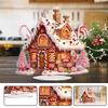 Christmas Diamond Painting Tabletop Ornaments Kit Acrylic Table Top Diamond Painting Ornament Kits for Home Office Desktop Decor