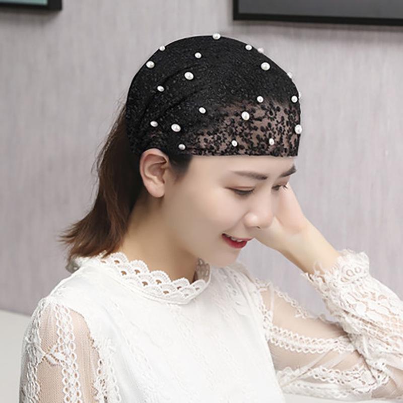 Women’s Lace Headband: Wide Edge, Sweet Series for Hair Coverage
