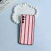 Beautiful-colorful stripes Phone Case For Samsung S25,S24,S21,S22,S23,S30,Ultra,S20,Plus,Fe,Lite,Black Soft Silicone