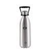 Thermosteel Water Bottle 1500ml For Travel Office Use | Double Wall Vacuum Flask Keeps Drinks Hot Cold 24H | Sleek Silver Leakproof Design