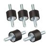 5pcs New 15*20mm  M6 Anti Vibration Rubber Mounts Isolators Bobbins Silentblock