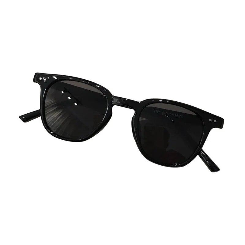 Fashion Korean Yellow Shades Vintage Square Cycling Sunglasses Women Oversized Sun Glasses Fashion Uv400 Eyewear  Goggles