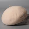 Beret women's autumn and winter new wool woolen beret versatile painter hat women show small face