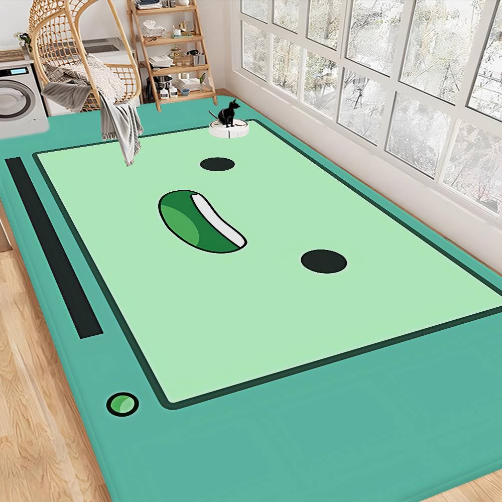 Tappetino per porta anime B-BMO cartone animato Lavabile Antiscivolo Tappeto per area soggiorno sedie divano Tappetino per porta cucina Tappeto