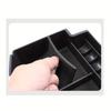 Car Interior For Volvo S90 XC90 V90CC 2017- XC60 2018- Center Console Tray Armrest Blac Storage Box Divider Durable ABS