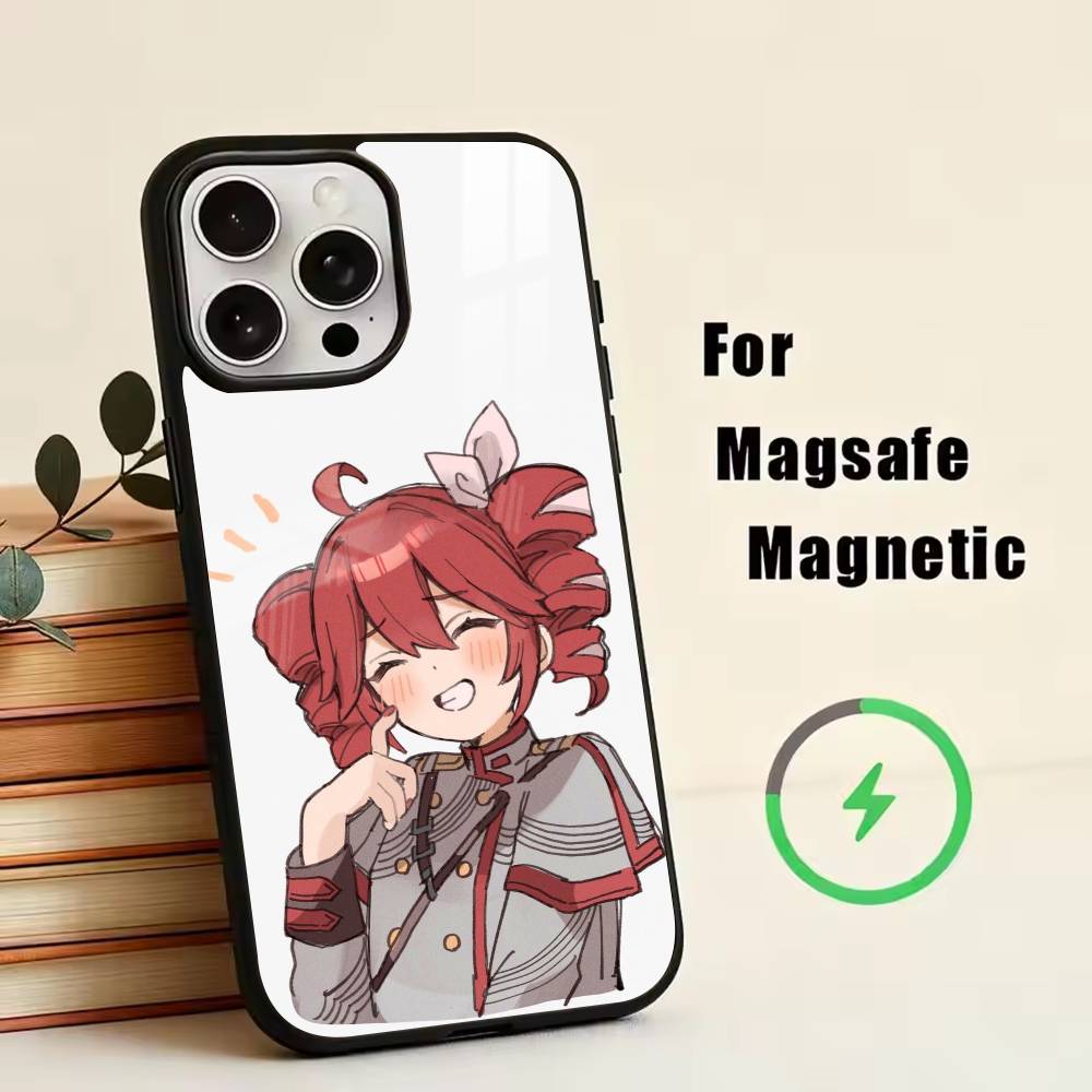 TM-Kasane Teto Get To Me Phone Case For iPhone17,16,15,14,13,12,11 Plus,Pro Magnetic For Magsafe Wireless Charging