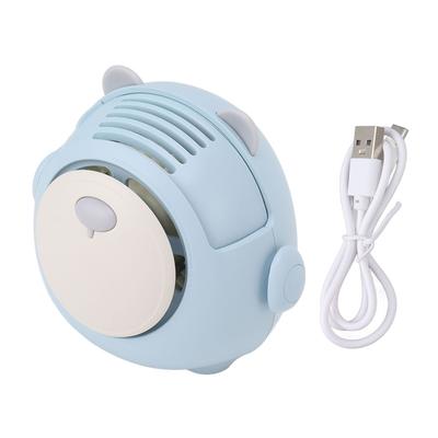 Portable Neck Fan Mini Hanging Neck Fan with Adjustable Lanyard USB Rechargeable 3 Wind Speed Personal Fan for Indoor