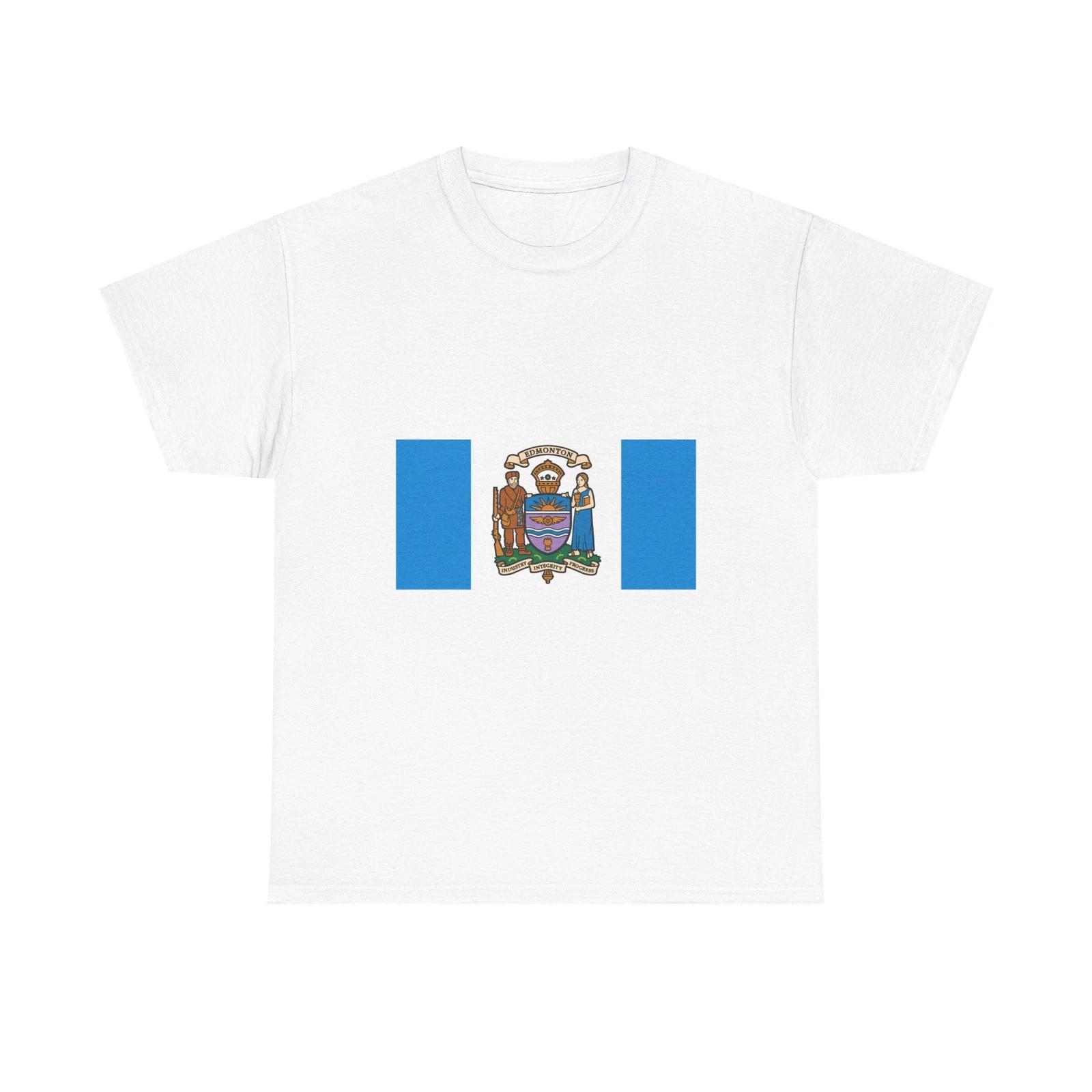 Flag of Edmonton Canada - T shirt XL
