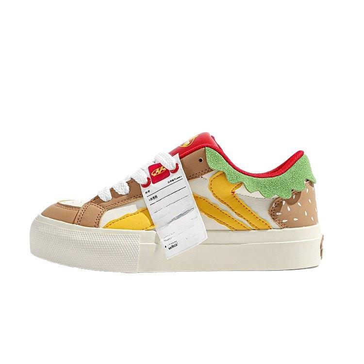 Niche design bread shoes women's autumn new versatile high-end original skateboard shoes cute breathable board shoes