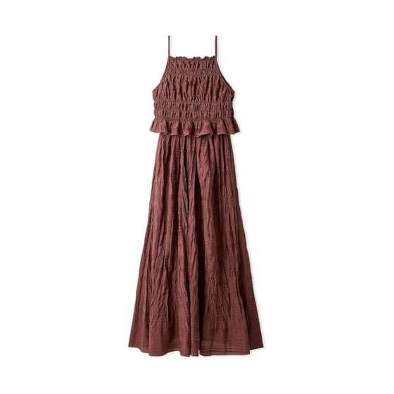 SNIDEL Ame Slip Pleated Docking Dress SWFO254017 Women s
