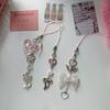 Trendy Bowknot Charm Stylish Keychain Fringe Chain Durable Phone Lanyard Long Lasting Phone Jewelry Suitable for Phone