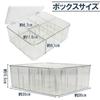 Manekinext Trading Card Storage Case Clear PET Large Capacity Organizer with Lid and Dividers 8 Compartments 30 X 26 10.5 Cm