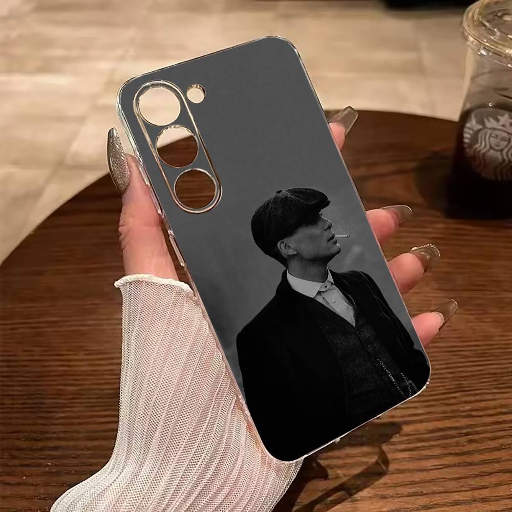 

P-Peaky-B- Blinders-movie Clear Soft Silicone Phone Case for Samsung Galaxy A71, A70, A52, A51, A40, A30 Samsung a50 30s 50s