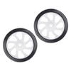 2PCS Air Compressor Wheel ABS and Rubber Universal Air Compressor Wheel Replacement