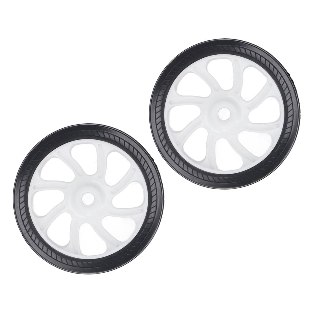 2PCS Air Compressor Wheel ABS and Rubber Universal Air Compressor Wheel Replacement