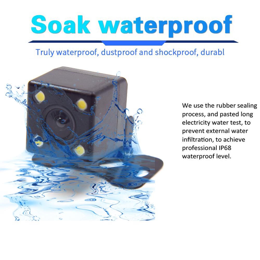 CVBS Car Rear View Camera - Night Vision, Auto Parking Assist, IP68 Waterproof CCD Backup Monitor -170° HD Wide Angle, Plug&Play