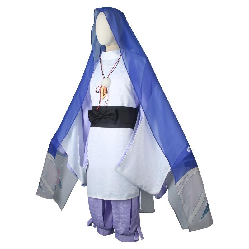 Serviço de cosplay original do deus wanderer cosplayer escaramuçador wanderer animação jogo roupa peruca terno de serviço c masculino