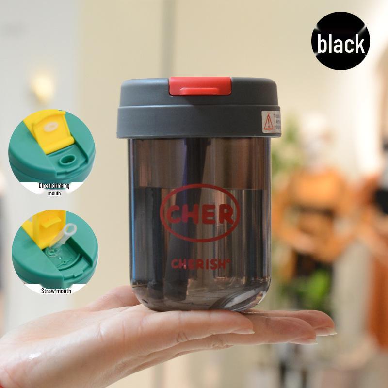 Kids' Large Capacity Straw Water Cup - Summer Design for Boys & Girls