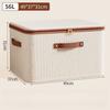 1PC Foldable Organizer Storage Box With Lid Large Capacity Dustproof Clothes Organizer Home Closet Multi-functional Organizer